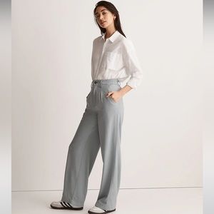 Madewell The Neale Straight-Leg Pant in Drapeweave Size 0
